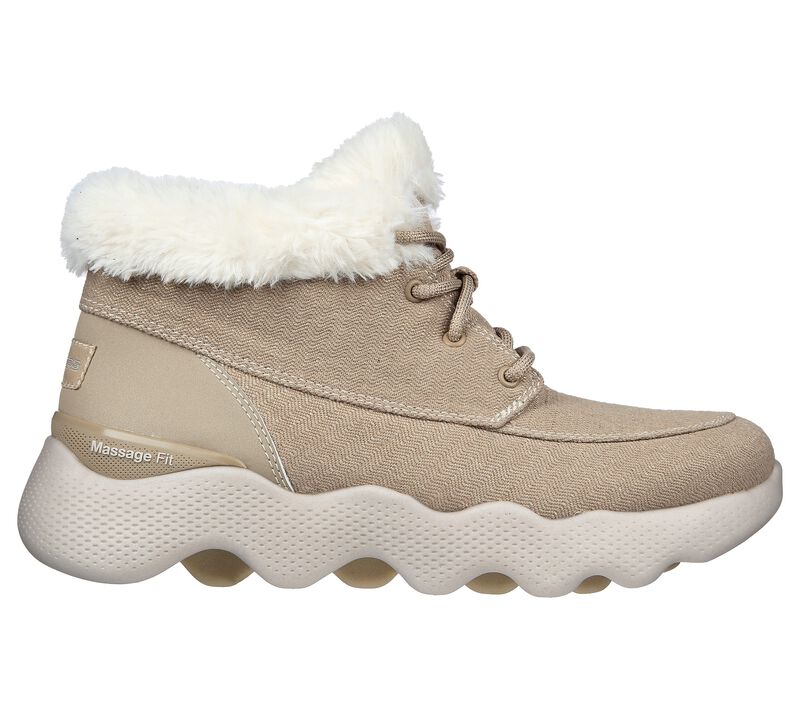 Dámské Boty Skechers GO WALK Massage Fit Boot - Bountiful Šedé Hnědé | CZ.144620TPE