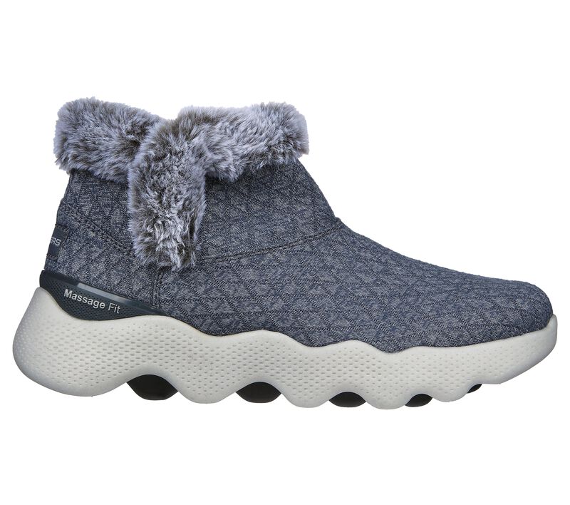 Dámské Boty Skechers GO WALK Massage Fit Boot - Sweet Zimní Šedé | CZ.144625CCL