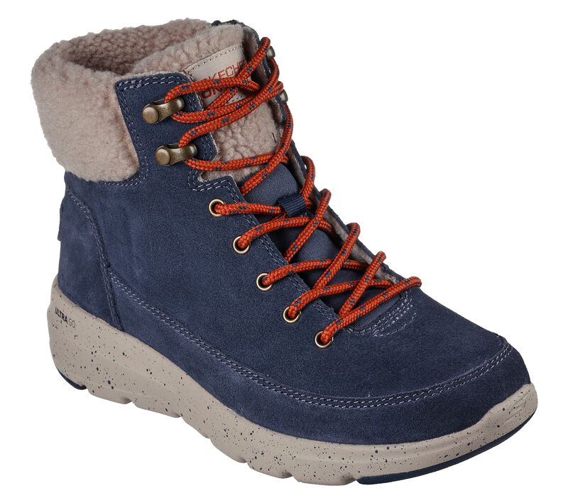 Dámské Boty Skechers On-the-GO Glacial Ultra - Woodsy Tmavě Blankyt | CZ.144175NVY