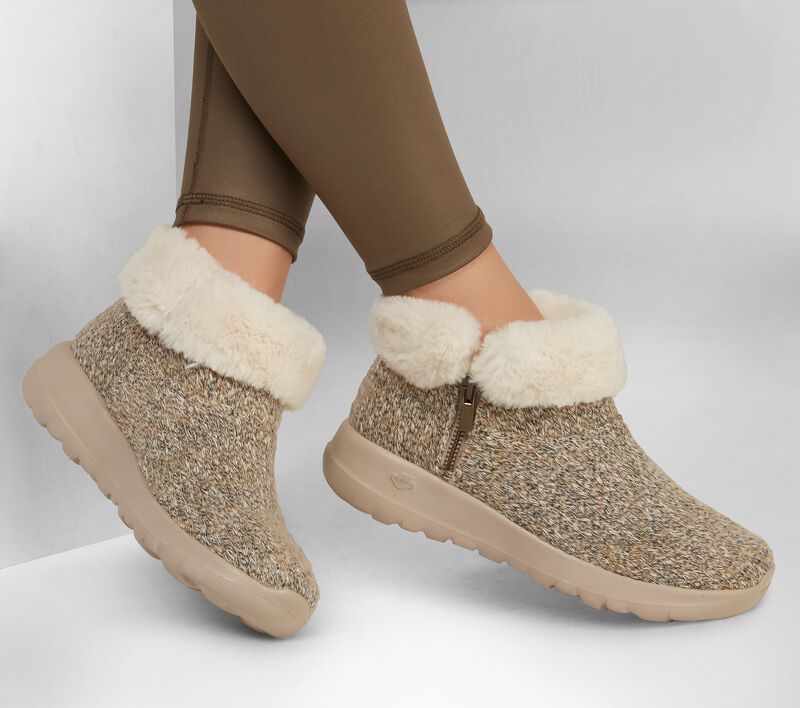 Dámské Boty Skechers On-the-GO Joy - Cozy Day Šedé Hnědé | CZ.144047TPE