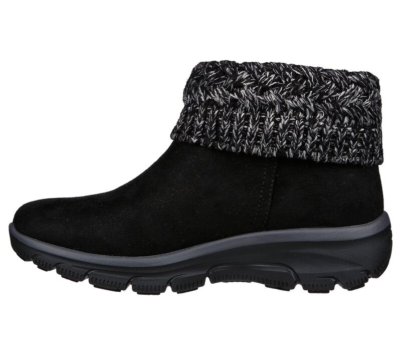 Dámské Boty Skechers Relaxed Fit: Easy Going - Cozy Weather Černé | CZ.167401BLK