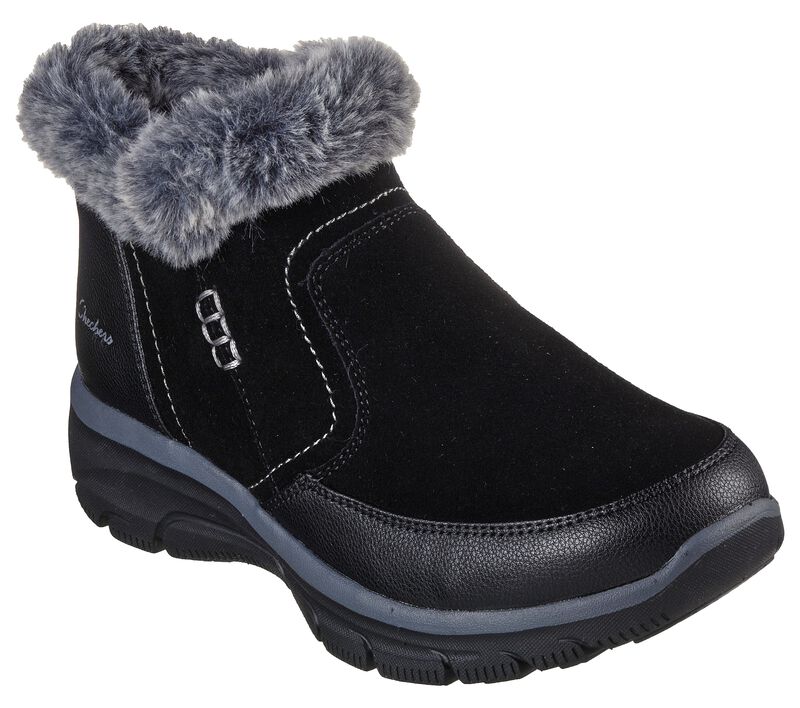 Dámské Boty Skechers Relaxed Fit: Easy Going - Warm Escape Černé | CZ.167403BLK