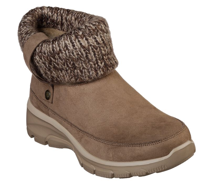 Dámské Boty Skechers Relaxed Fit: Easy Going - Heighten Šedé Hnědé | CZ.49539TPE