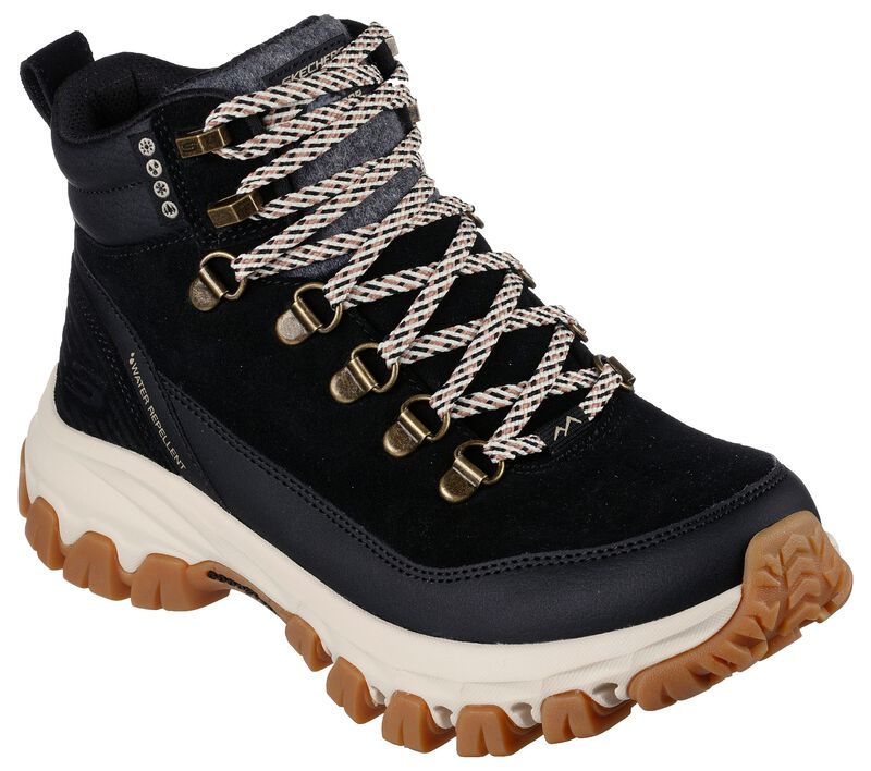 Dámské Boty Skechers Relaxed Fit: Edgemont - High Profile Černé Béžový | CZ.180041BKNT