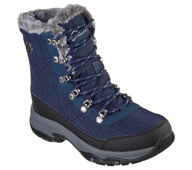 Dámské Boty Skechers Trego - Cold Blues Tmavě Blankyt | CZ.167283NVY