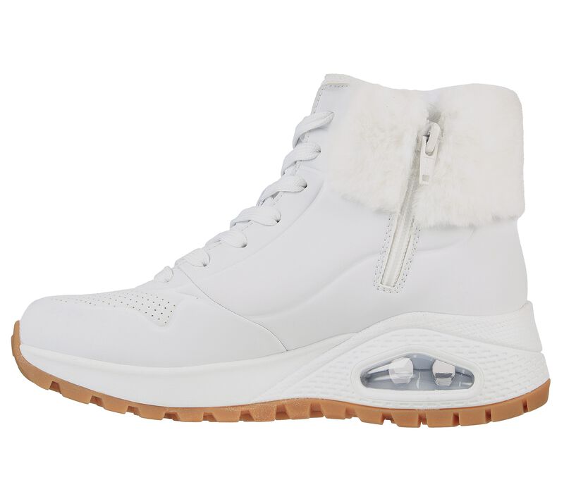 Dámské Boty Skechers Uno Rugged - Fall Air Bílé | CZ.167274WHT