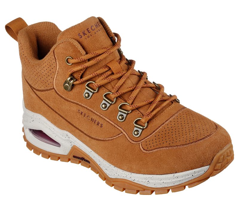 Dámské Boty Skechers Uno Trailové - Outdoorové Stroll Hnědé | CZ.177185WTN