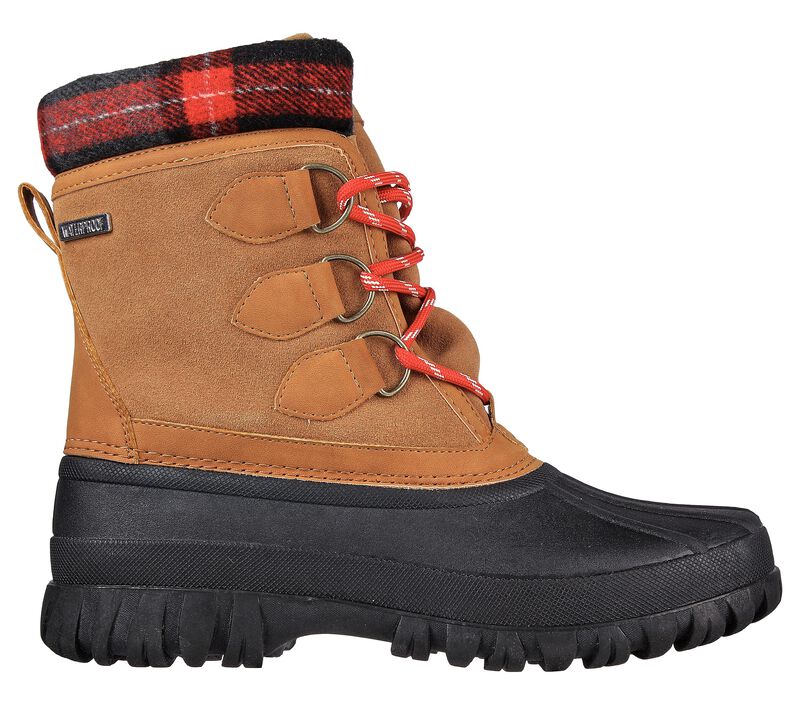 Dámské Boty Skechers Windom - Plaid Town Černé Hnědé | CZ.167284BKBR