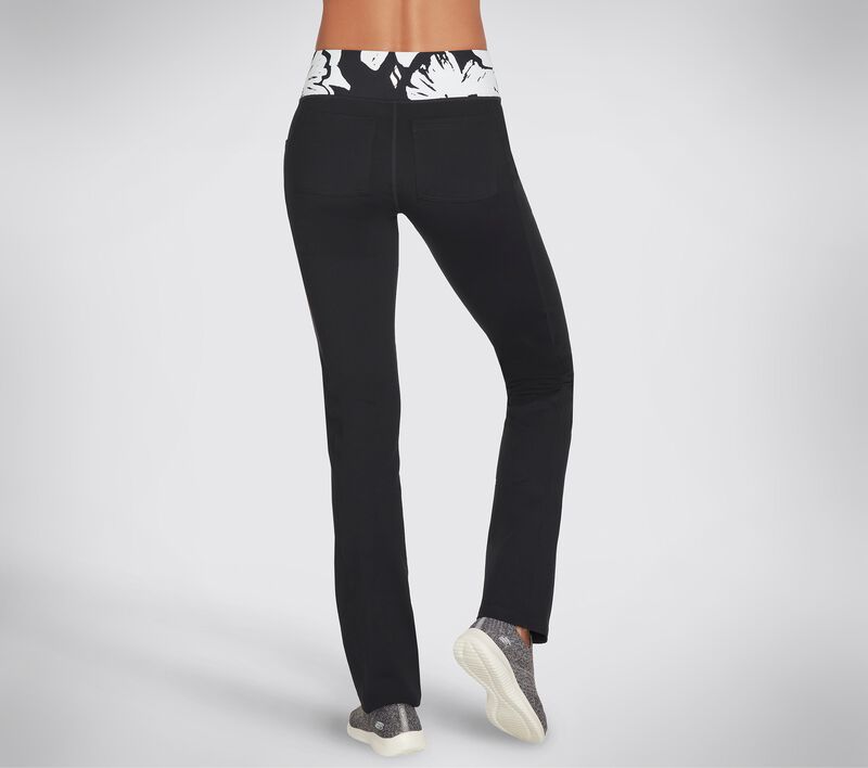 Dámské Kalhoty Skechers Apparel GOWALK OG Flourish Pant Černé | CZ.W03PT144BLK