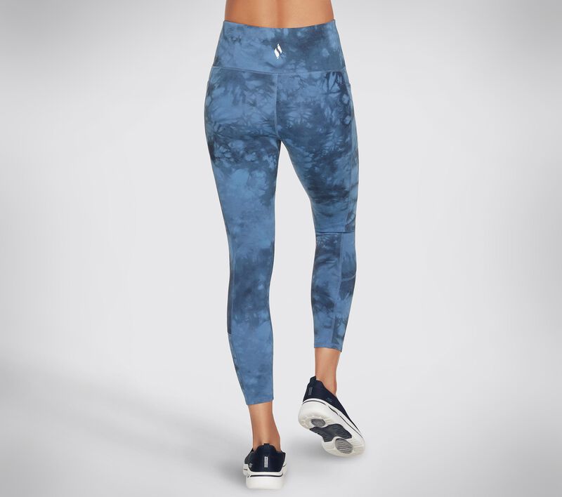 Dámské Kalhoty Skechers Apparel SKECHDYE HW 7/8 Legging Tmavě Blankyt | CZ.W03LG184NVY