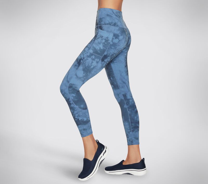 Dámské Kalhoty Skechers Apparel SKECHDYE HW 7/8 Legging Tmavě Blankyt | CZ.W03LG184NVY