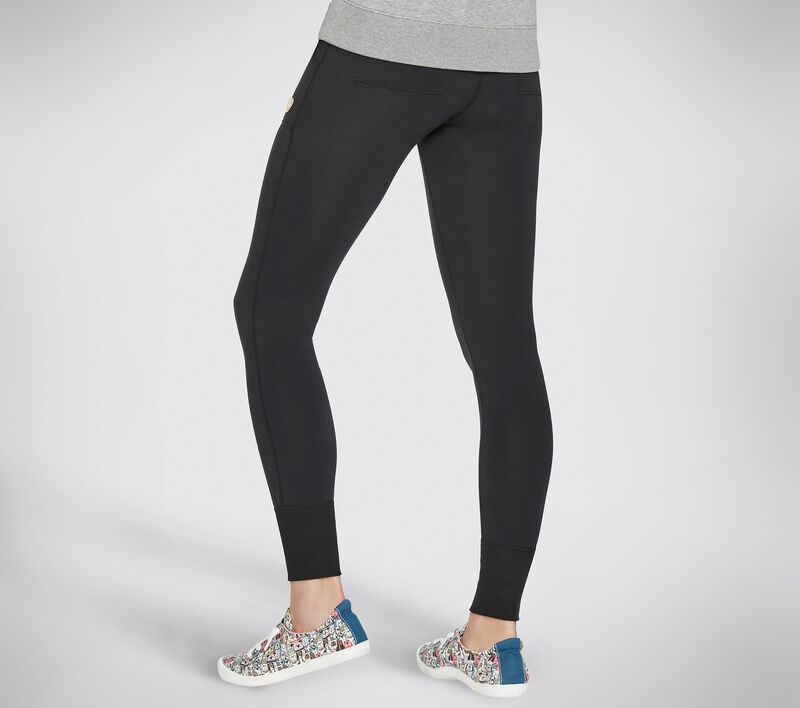 Dámské Kalhoty Skechers BOBS Apparel - BOBS Jogging Leggings Černé | CZ.BW4LG1BLK