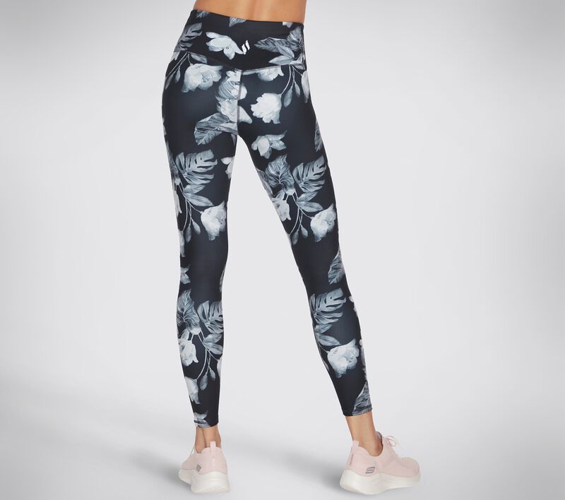 Dámské Kalhoty Skechers GOSCULPT Magnolia Dreams HW Legging Černé Viacfarebný | CZ.WLG214BKMT