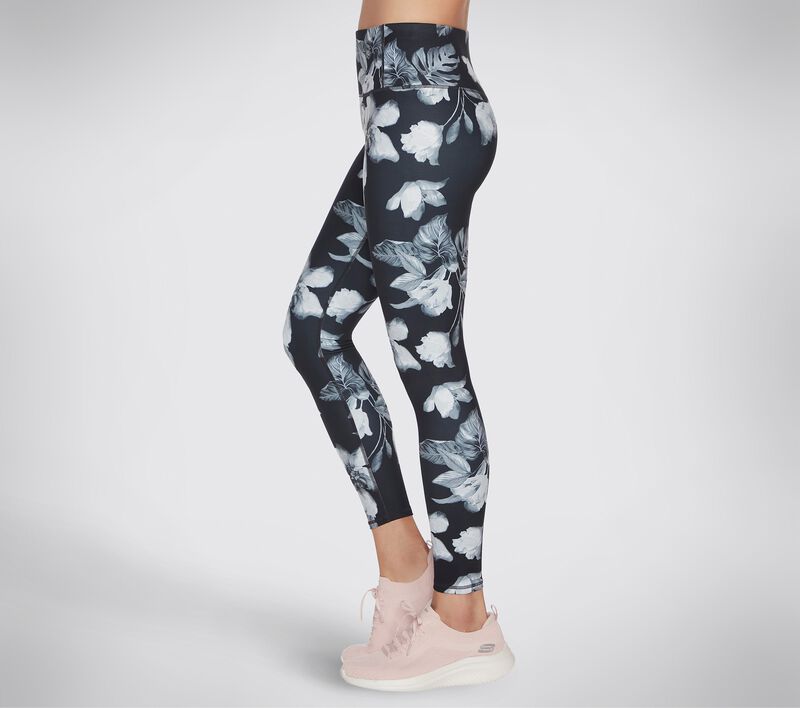 Dámské Kalhoty Skechers GOSCULPT Magnolia Dreams HW Legging Černé Viacfarebný | CZ.WLG214BKMT