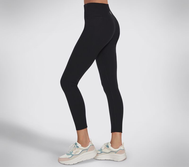 Dámské Kalhoty Skechers GOSCULPT Scalloped HW Legging Černé | CZ.WLG216BLK