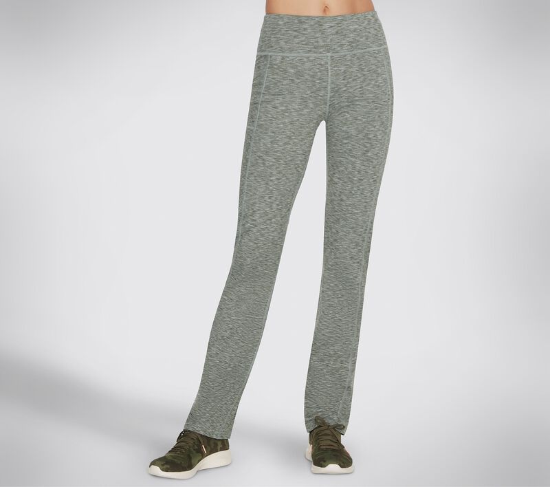 Dámské Kalhoty Skechers GOWALK Pant GOSTRETCH HW Diamond Brushed Světle Zelene | CZ.WPT175LTGR