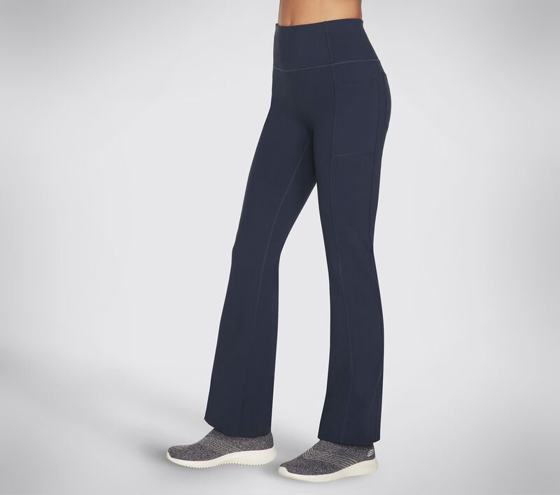 Dámské Kalhoty Skechers GO WALK Evolution II Flare Pant Tmavě Blankyt | CZ.W03PT145NVY