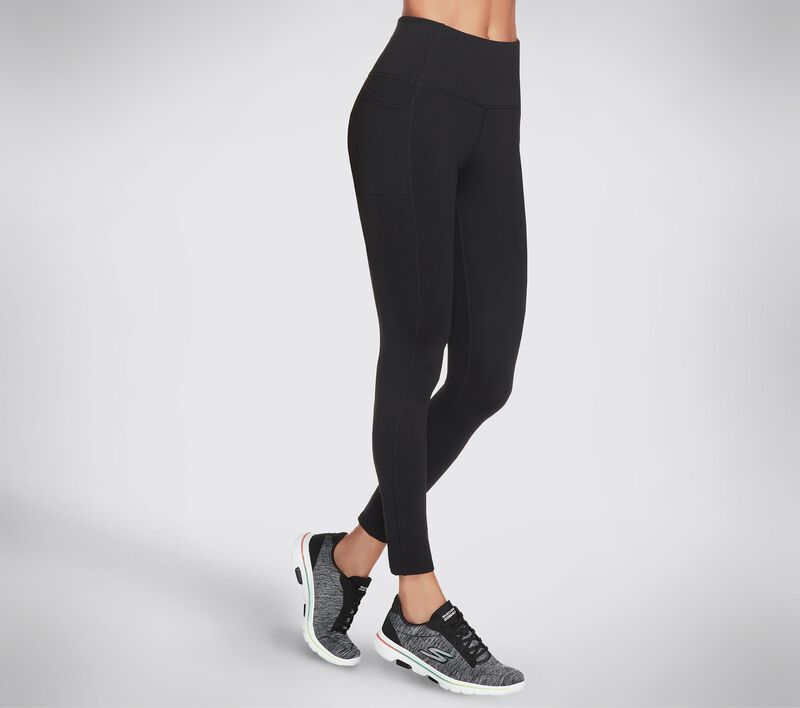 Dámské Kalhoty Skechers GO WALK HW Legging Černé | CZ.W03LG30BBLK