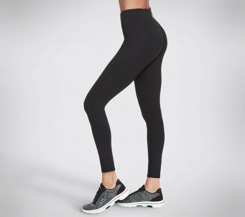 Dámské Kalhoty Skechers GO WALK HW Legging Černé | CZ.W03LG30BBLK