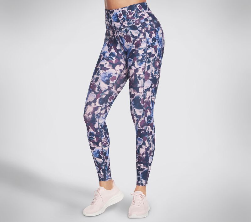 Dámské Kalhoty Skechers Printed GOFLEX HW FL Legging Růžové Viacfarebný | CZ.WLG251PMLT