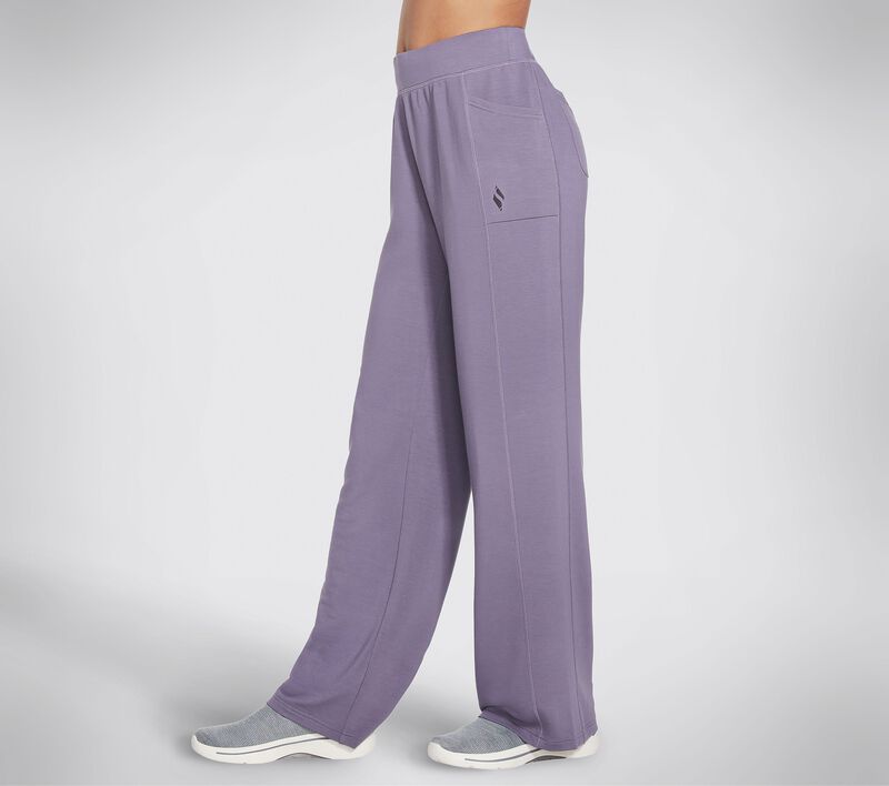 Dámské Kalhoty Skechers SKECHLUXE Restful 4-Pocket Pant Šedé Fialové | CZ.W3PT124GYPR