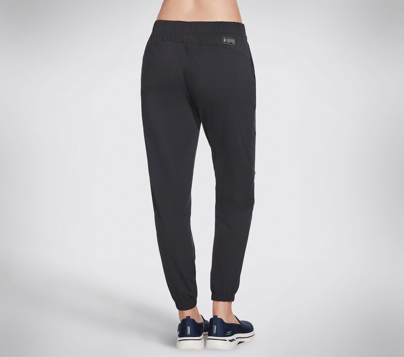 Dámské Kalhoty Skechers Skech-Knit Midrise Jogger Pant Černé | CZ.W1PT105BLK