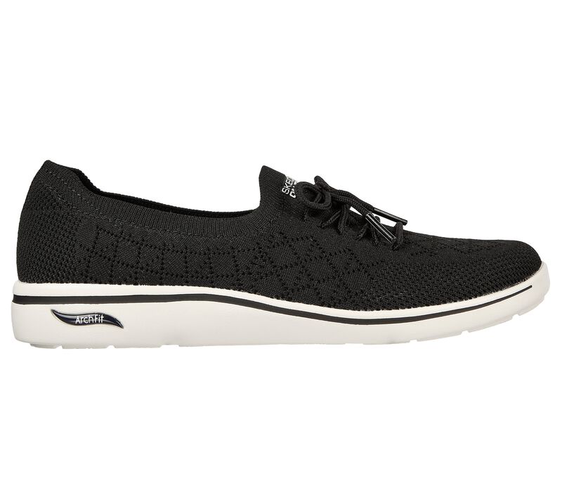 Dámské Ležérní Tenisky Skechers Arch Fit Uplift - Perfect Dreams Černé Bílé | CZ.136634BKW