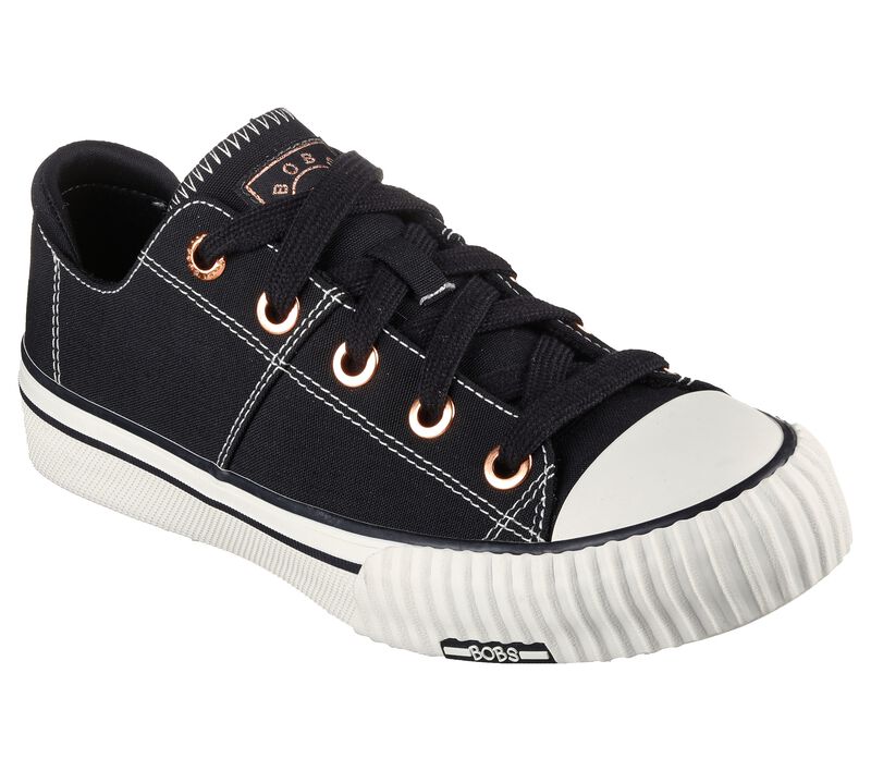 Dámské Ležérní Tenisky Skechers BOBS Arch Fit Utopia - Arching Star Černé | CZ.114262BLK