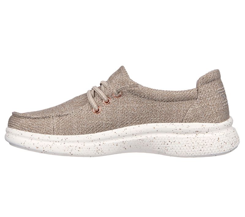 Dámské Ležérní Tenisky Skechers BOBS Arch Fit Skipper - Eazy Flow Šedé Hnědé | CZ.114285TPE