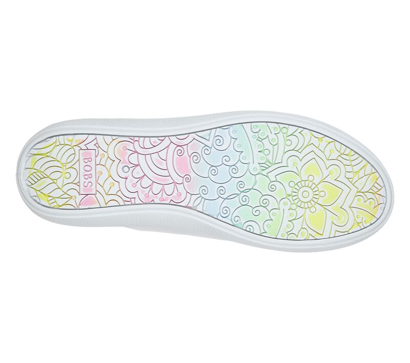 Dámské Ležérní Tenisky Skechers BOBS B Cute - Lemon Squeezy Bílé | CZ.113509WHT