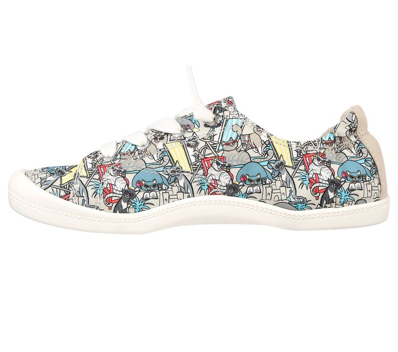 Dámské Ležérní Tenisky Skechers BOBS Beach Bingo - Beach Kitty Šedé Hnědé Viacfarebný | CZ.113561TPMT