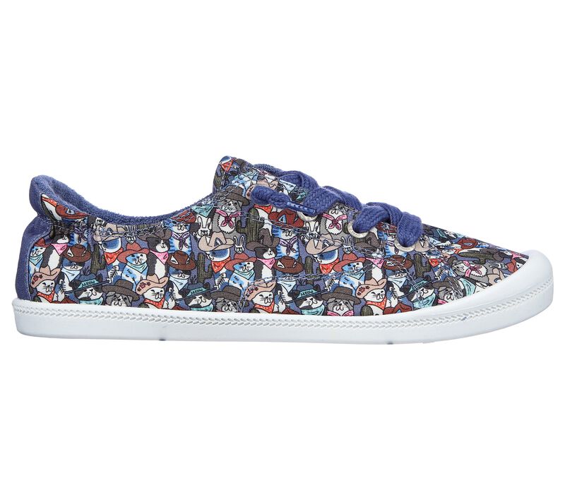 Dámské Ležérní Tenisky Skechers BOBS Beach Bingo - Rodeo Kitty Tmavě Blankyt Viacfarebný | CZ.114064NVMT