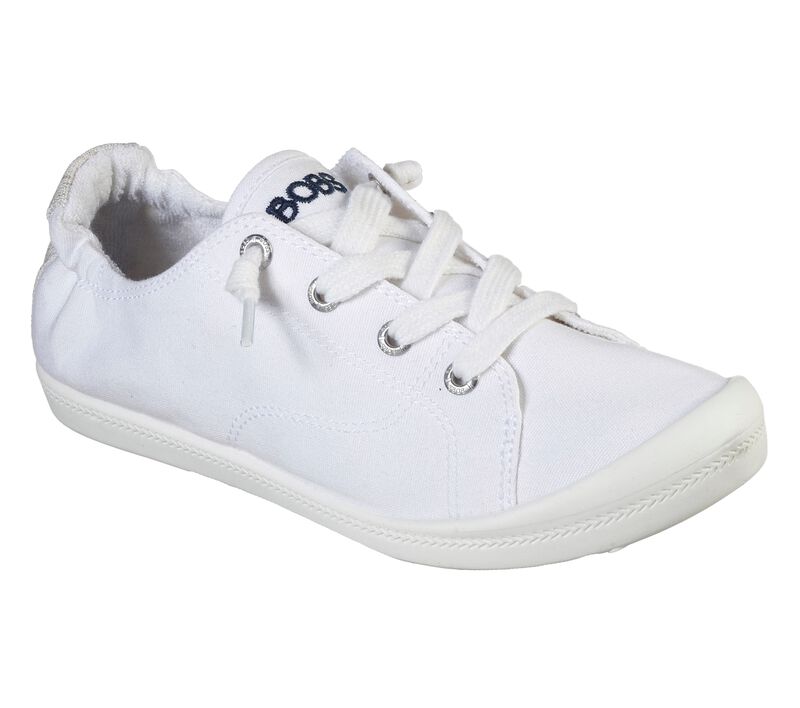 Dámské Ležérní Tenisky Skechers BOBS Beach Bingo - Ditch Day Bílé | CZ.31963WHT