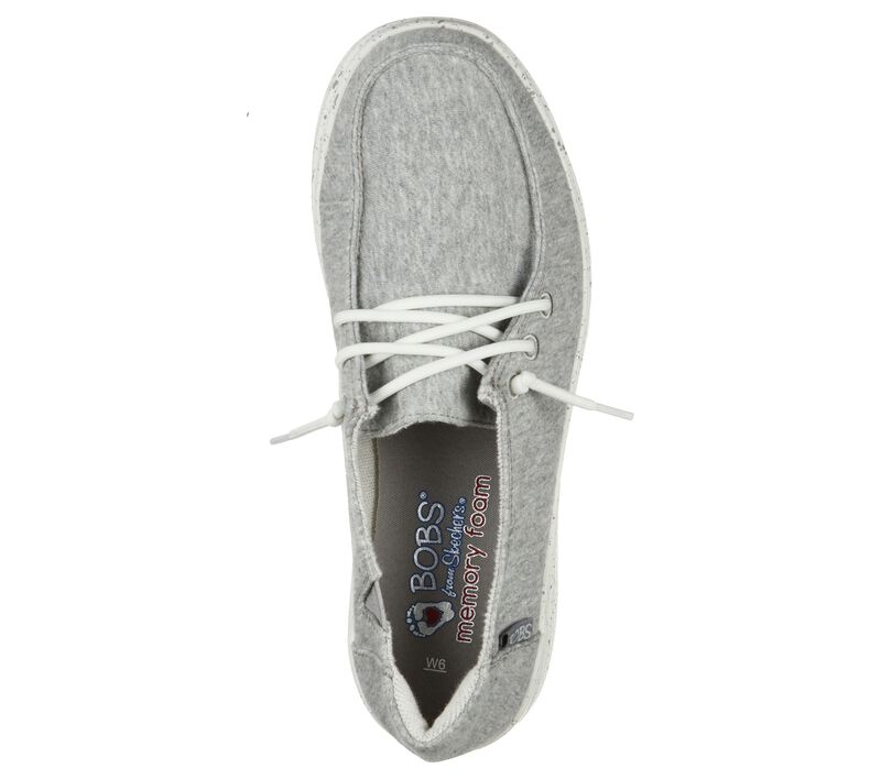 Dámské Ležérní Tenisky Skechers BOBS Skipper - Beach Camp Šedé | CZ.113450GRY