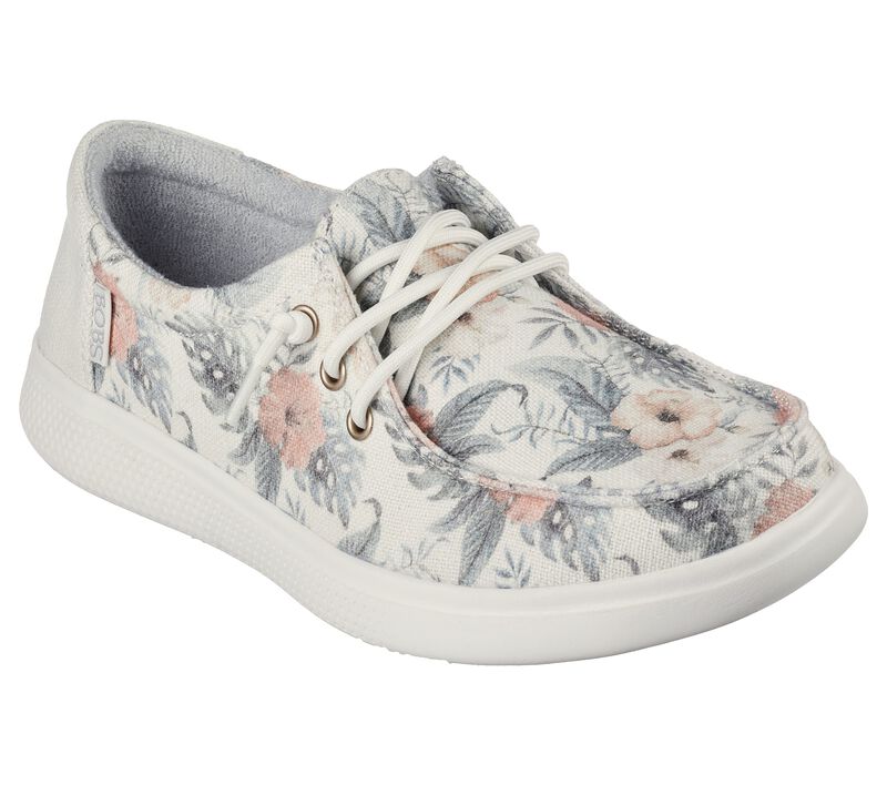 Dámské Ležérní Tenisky Skechers BOBS Skipper - Adore Floret Bílé Viacfarebný | CZ.114298WMLT