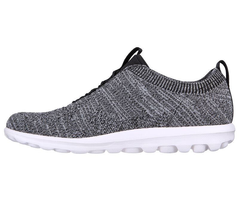 Dámské Ležérní Tenisky Skechers GO WALK Classic - Radiant Moon Černé Bílé | CZ.124467BKW