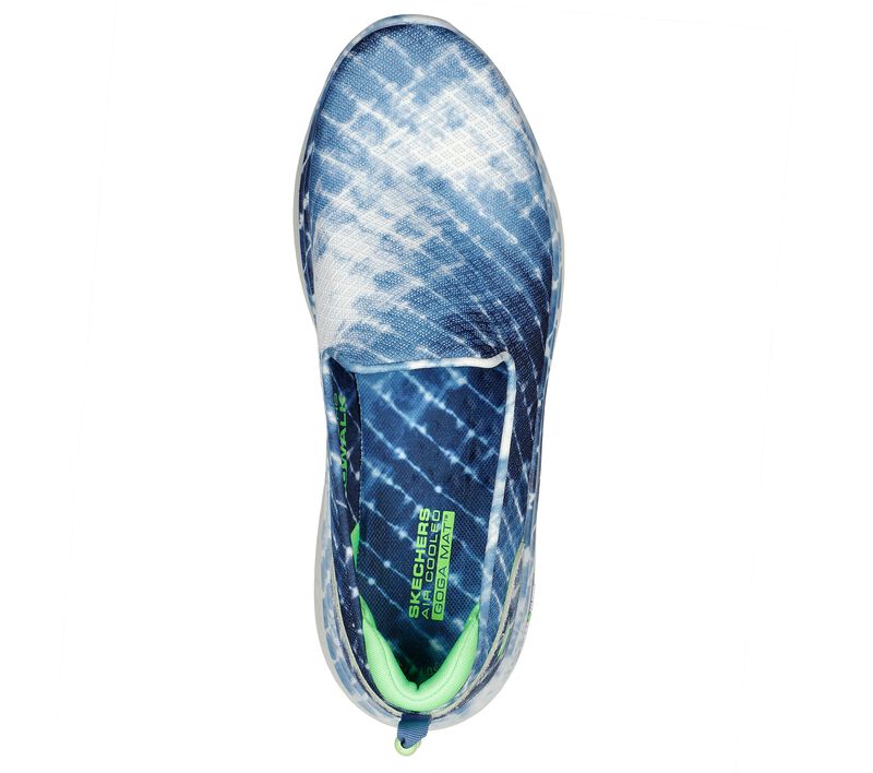 Dámské Ležérní Tenisky Skechers GO WALK Hyper Burst - Vivid Sky Blankyt | CZ.124656BLU