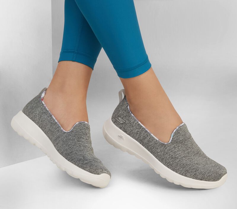 Dámské Ležérní Tenisky Skechers GO WALK Joy - Bella Yorkie Šedé | CZ.124715GRY