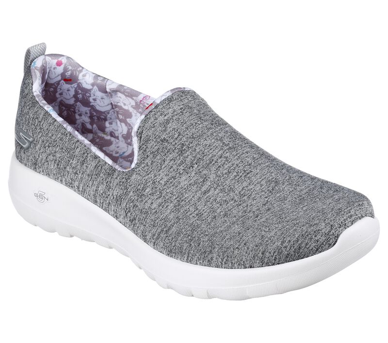 Dámské Ležérní Tenisky Skechers GO WALK Joy - Bella Yorkie Šedé | CZ.124715GRY