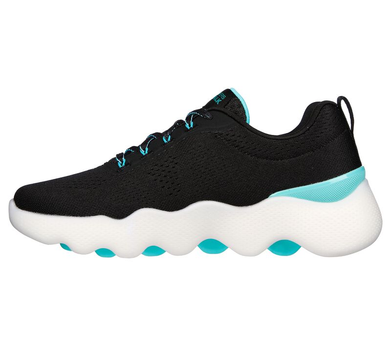 Dámské Ležérní Tenisky Skechers GO WALK Massage Fit Černé Tyrkysové | CZ.124903BKTQ