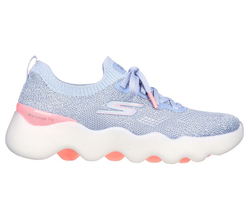 Dámské Ležérní Tenisky Skechers GO WALK Massage Fit - Upsurge Šedé Růžové | CZ.124905GYPK