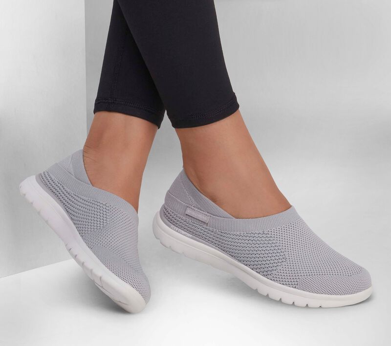 Dámské Ležérní Tenisky Skechers On-the-GO Flex - Remedy Šedé | CZ.136500GRY