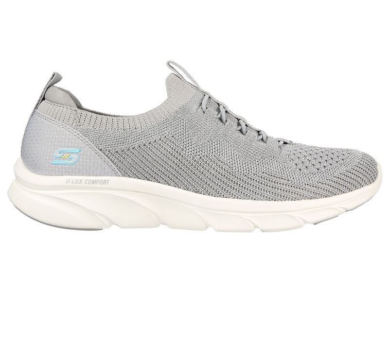 Dámské Ležérní Tenisky Skechers Relaxed Fit: D'Lux Pohodlí - Bonus Prize Šedé | CZ.104335GRY