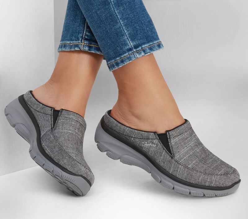 Dámské Ležérní Tenisky Skechers Relaxed Fit: Easy Going - Shore-Things Černé | CZ.158147BLK