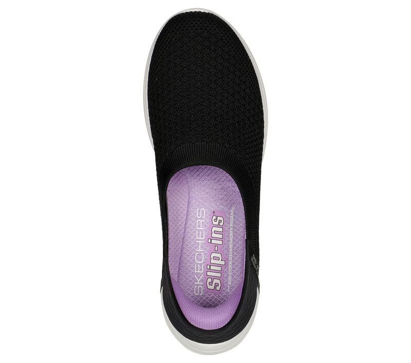 Dámské Ležérní Tenisky Skechers Slip-ins: On-the-Go Swift - Advance Černé Bílé | CZ.137210BKW