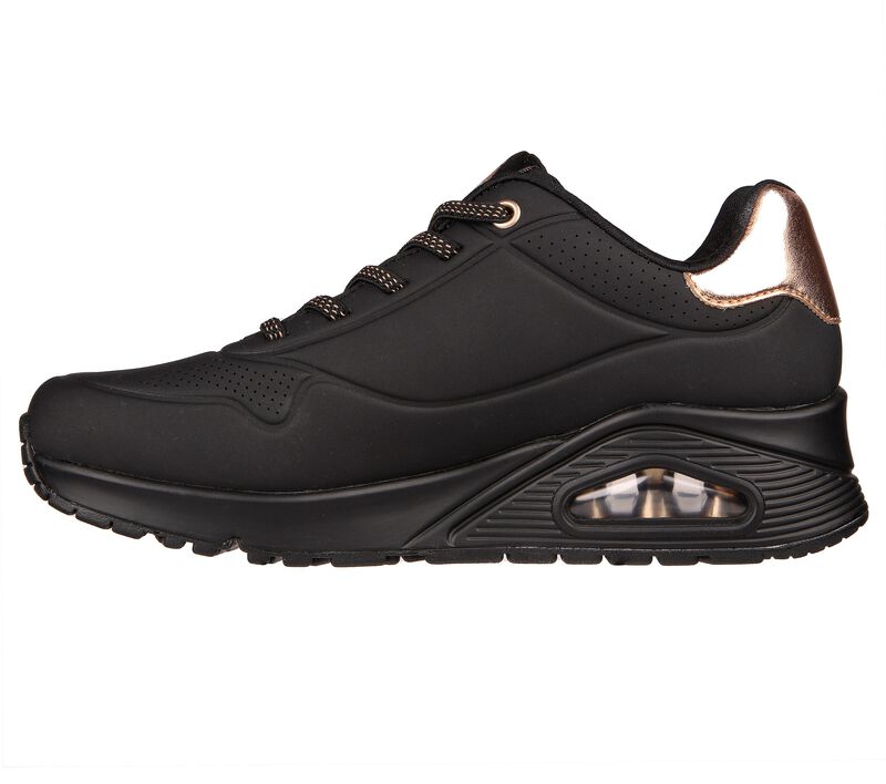 Dámské Ležérní Tenisky Skechers Uno - Shimmer Away Černé | CZ.155196BBK