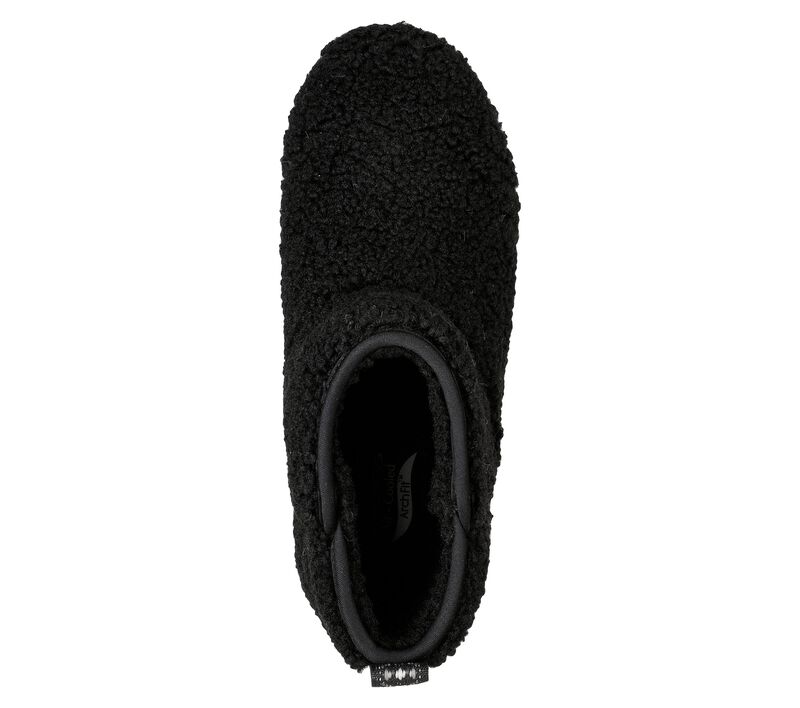 Dámské Pantofle Skechers Arch Fit Lounge - Fluff Love Černé | CZ.175192BBK