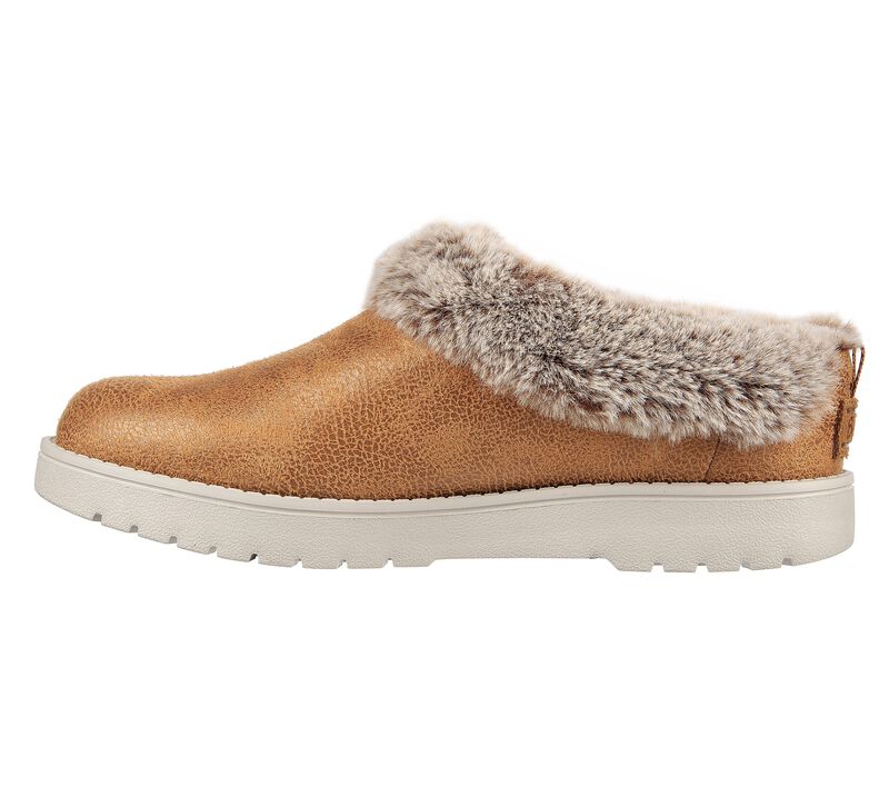 Dámské Pantofle Skechers BOBS Keepsakes 3.0 - Indoor Remix Hnědé | CZ.113362CSNT