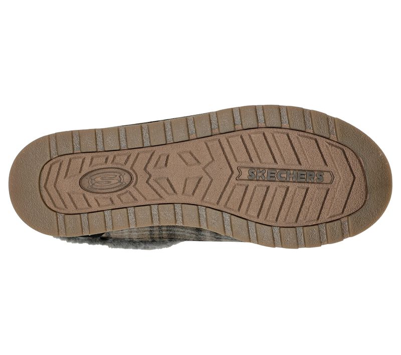 Dámské Pantofle Skechers BOBS Keepsakes - Plaidriffic Šedé | CZ.113914CCL