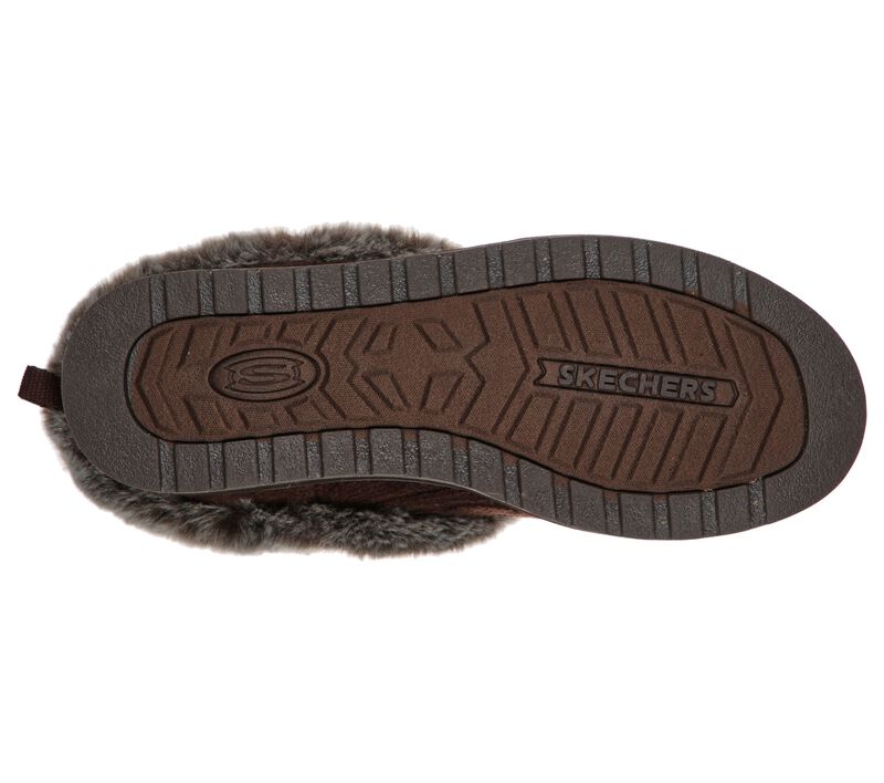 Dámské Pantofle Skechers BOBS Keepsakes - Ice Angel Čokolády | CZ.31204CHOC